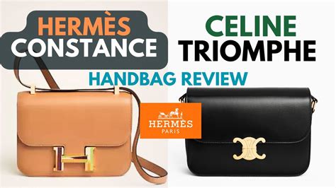 hermes constance vs celine triomphe|hermes constance handbag.